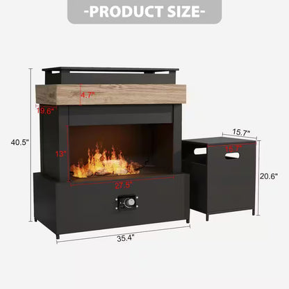 43 In. 50000BTU Propane Fire Pit Table Modern Outdoor Gas Fire Table